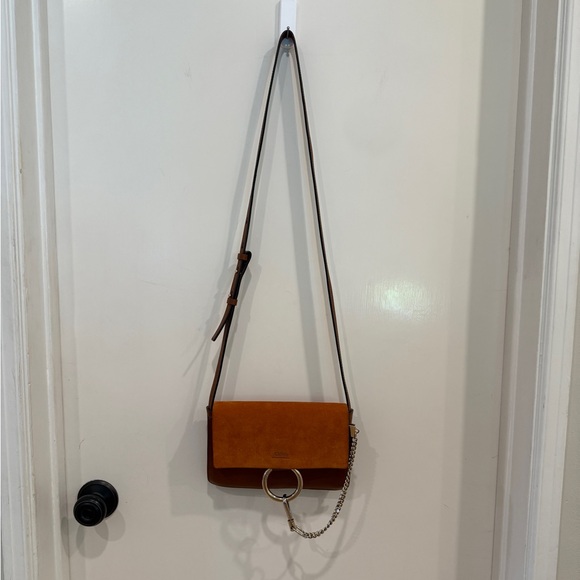 CHLOE Faye Crossbody Bag in Tobacco EUC - Picture 4 of 16